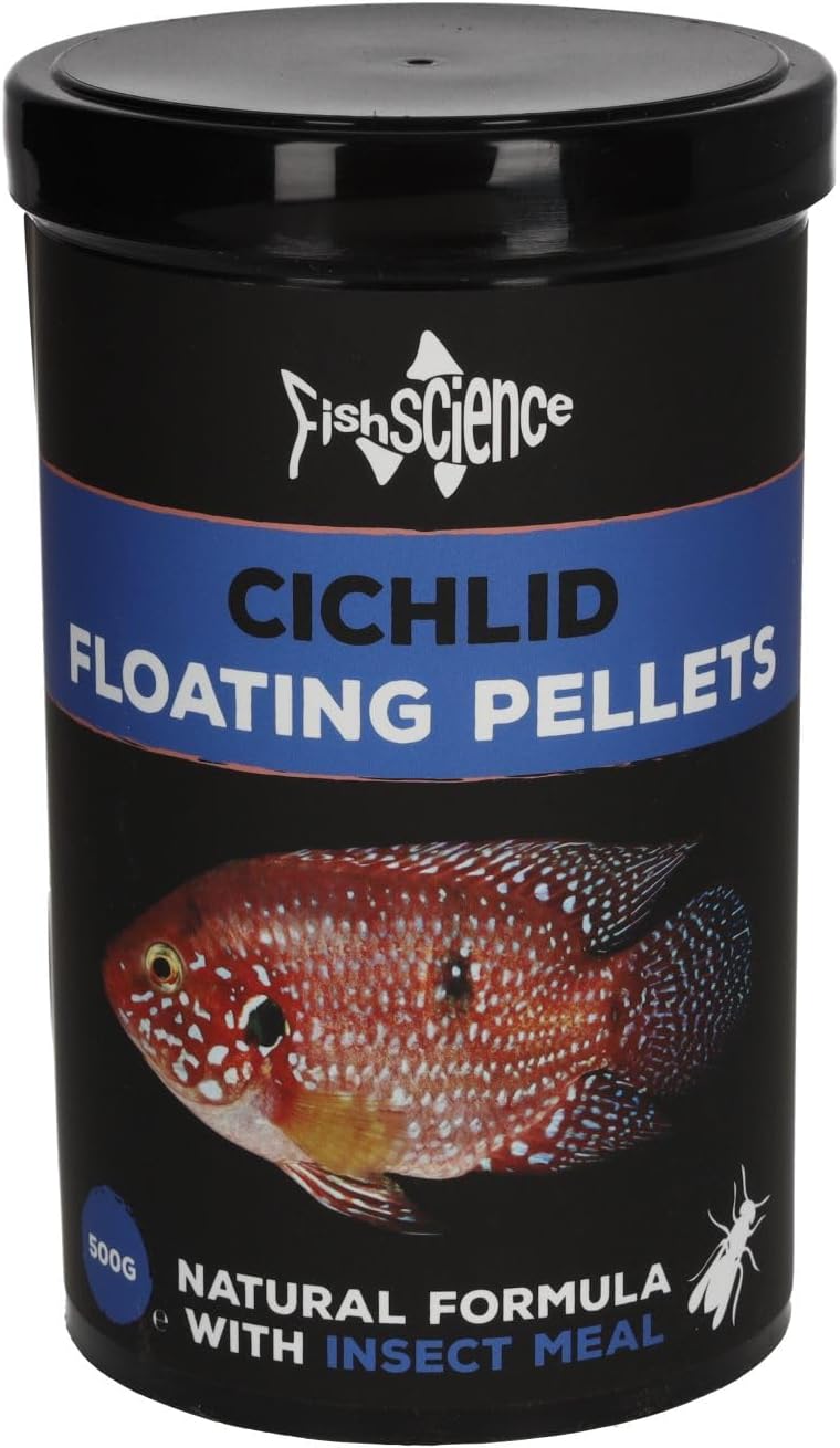 Fish Science Worms & Insect Cichlid Floating Pellets