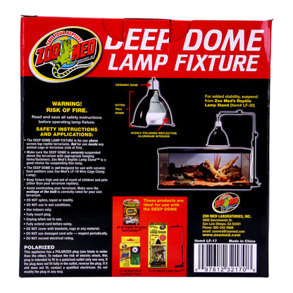 Zoo Med Reptile Deep Dome Lamp Fixture