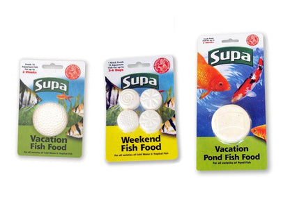 Supa Holiday Fish Food Feeding Blocks Aquarium Tropical Goldfish x2 x3