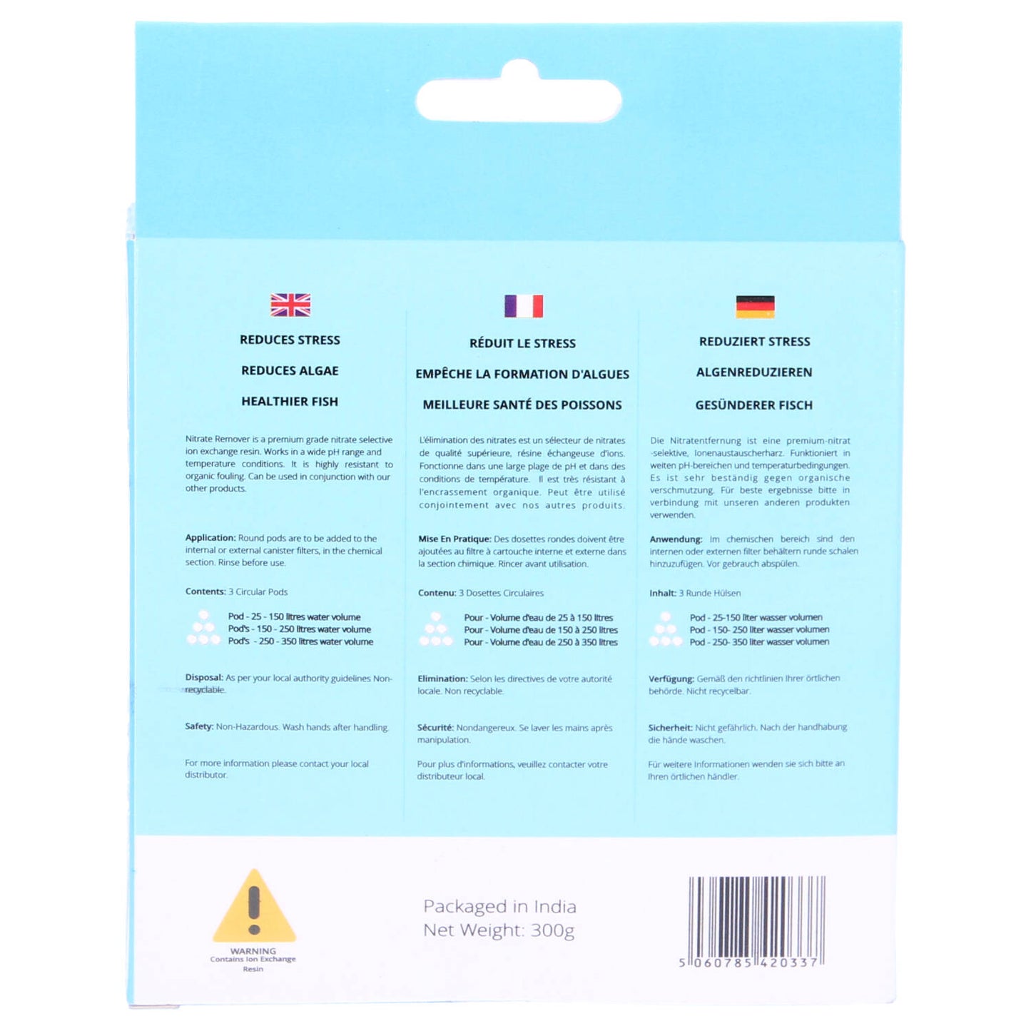 Resin Products Nitrate Remover Fresh Filter Media