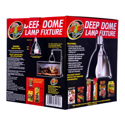 Zoo Med Reptile Deep Dome Lamp Fixture