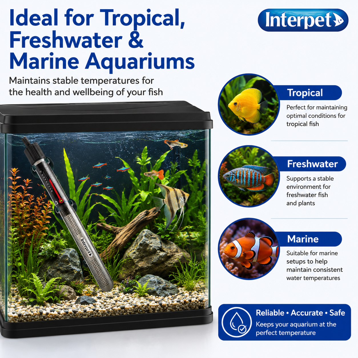 The Interpet Deltatherm 200W Aquarium Heater