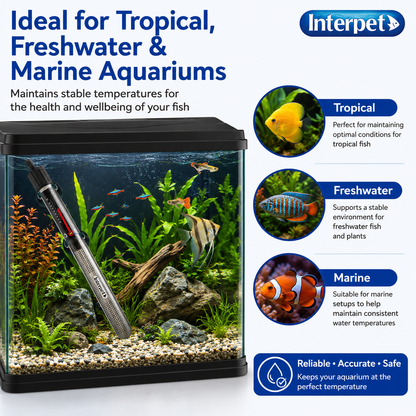 The Interpet Deltatherm 200W Aquarium Heater