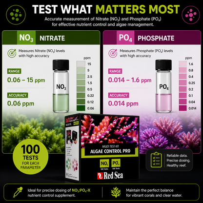 Red Sea Algae Control Test Kit (NO3/PO4) - R21520