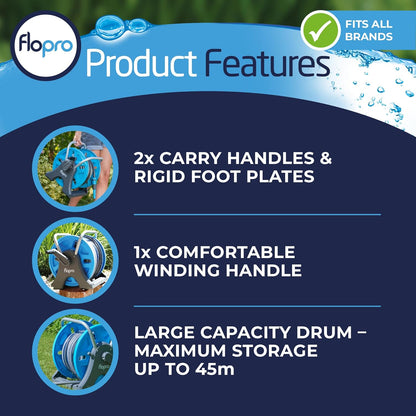 Flopro Everyday Weather Proof 15m/30m/45m Garden Watering Flexibe Hose