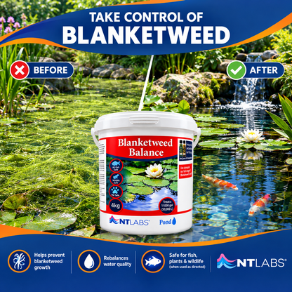 NT Labs Pond Blanketweed Balance Treatment Koi Fish Algae Control 400g 800g 2kg 