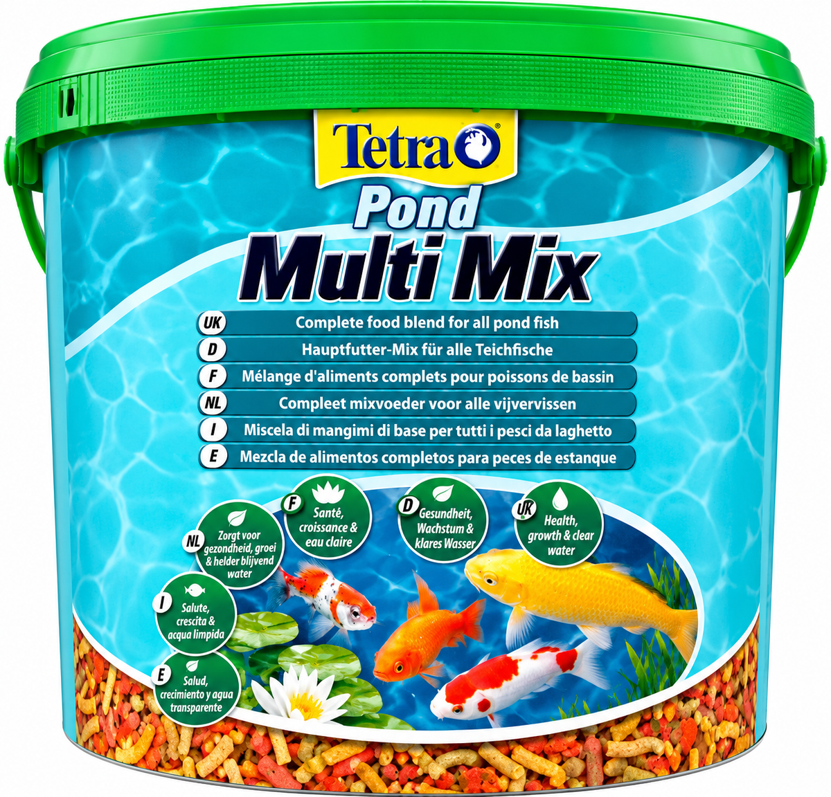 Tetra Pond Multi Mix 10L Floating Koi Goldfish Pond Fish Food Sticks Mix