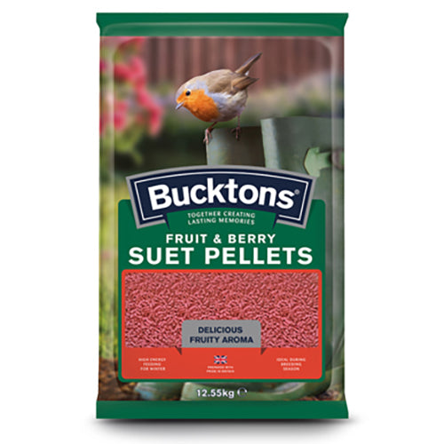 Bucktons Fruit & Berry Suet Pellets 12.55kg