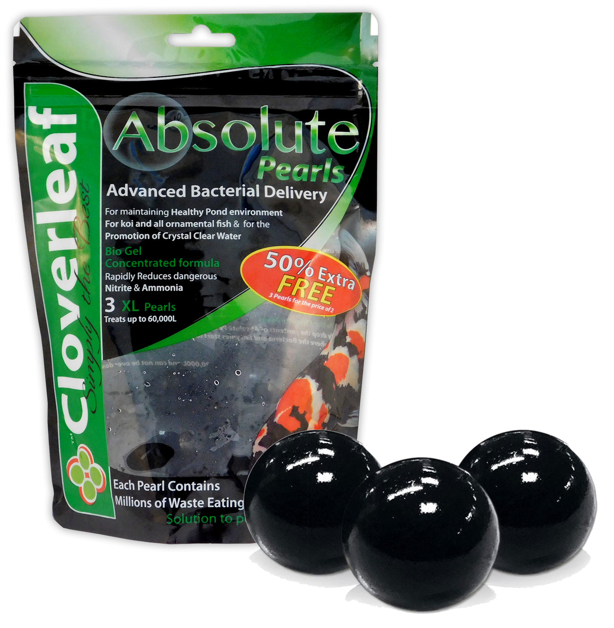 Cloverleaf Absolute Pearls XL & Blanket Answer Pond Treatment 2kg 4kg
