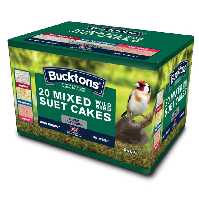 Bucktons Mixed Suet Cakes 20pk 6kg