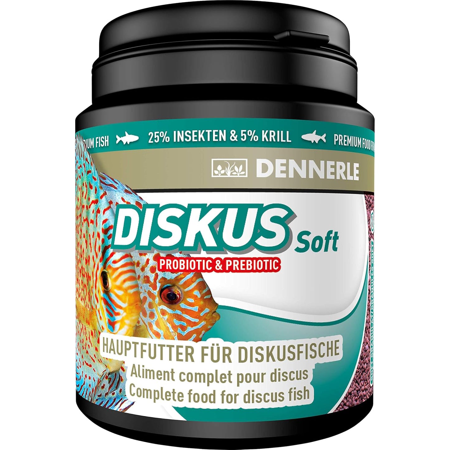 Dennerle Diskus Soft Pellets Aquarium Fish Tank Fish Food 450g