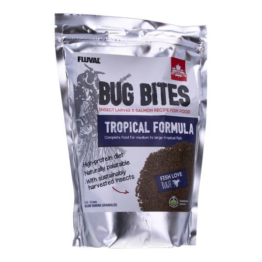 Fluval Bug Bites Fish Granules with 35% Insect Protein