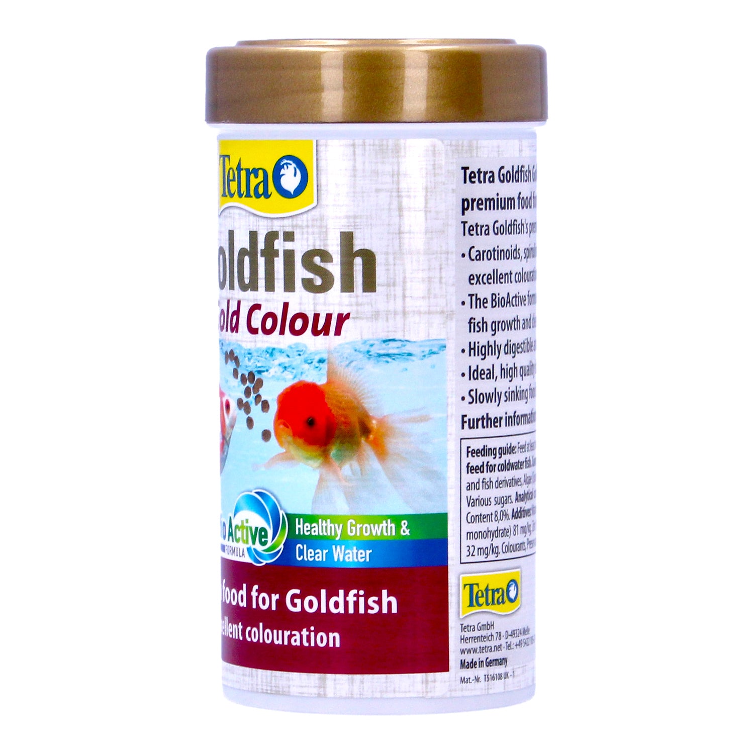 Tetra Goldfish Gold Colour 75g