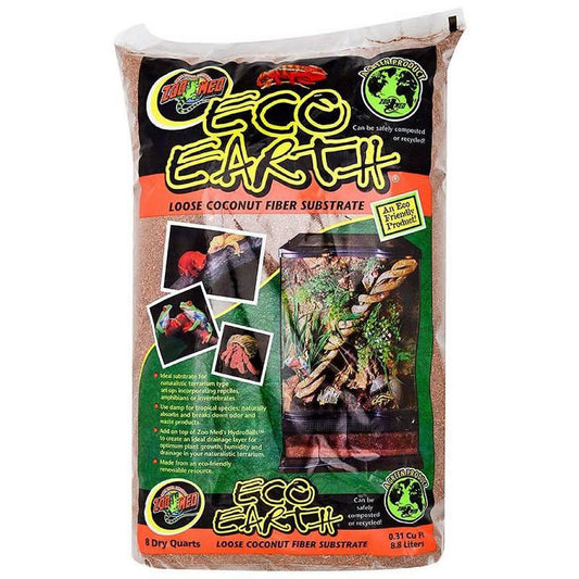 Zoo Med Eco Earth Reptile Substrate 8.8L Loose