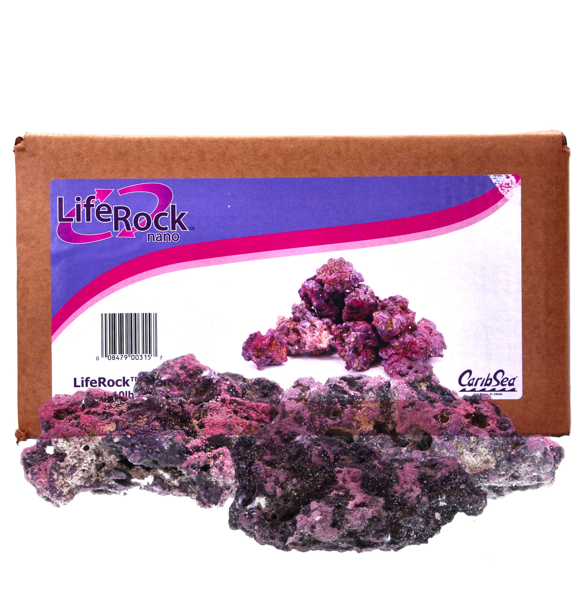 Caribsea Liferock Nano 10lb Box Marine Reef Aquarium Live Rock