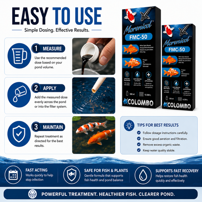 Colombo FMC-50 Pond Fish Treatment – White Spot & Fungal Remedy