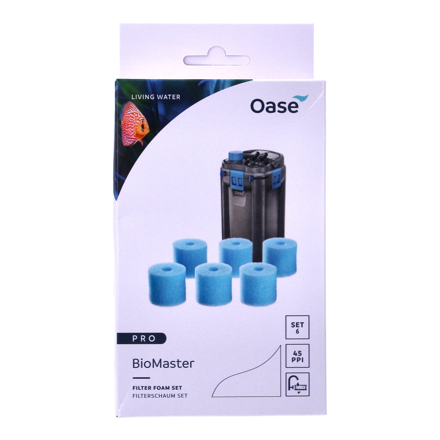 Oase BioMaster Pre-Filter Foam Set of 6 - 45ppi