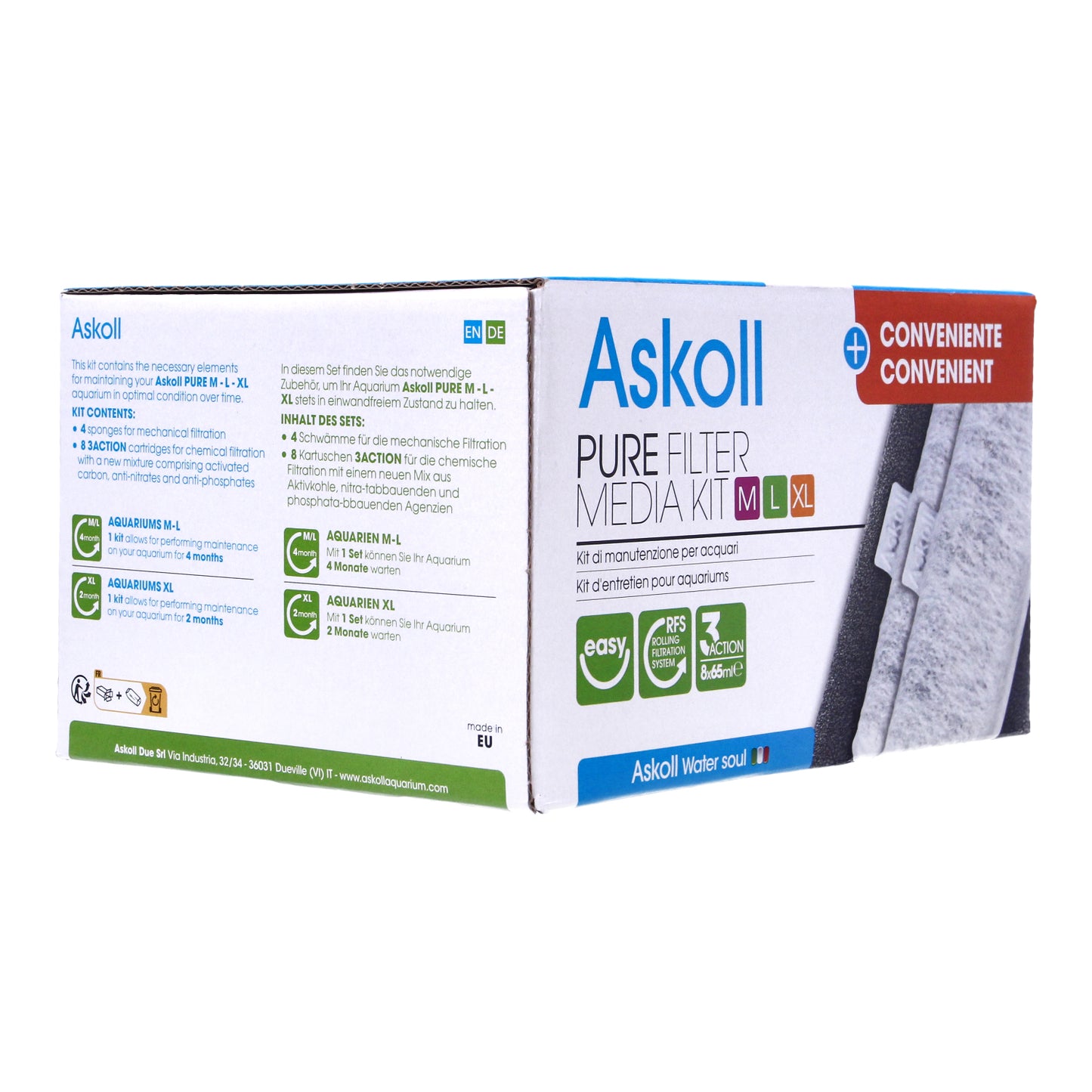 Askoll Aquarium Fish Tank Media Kit