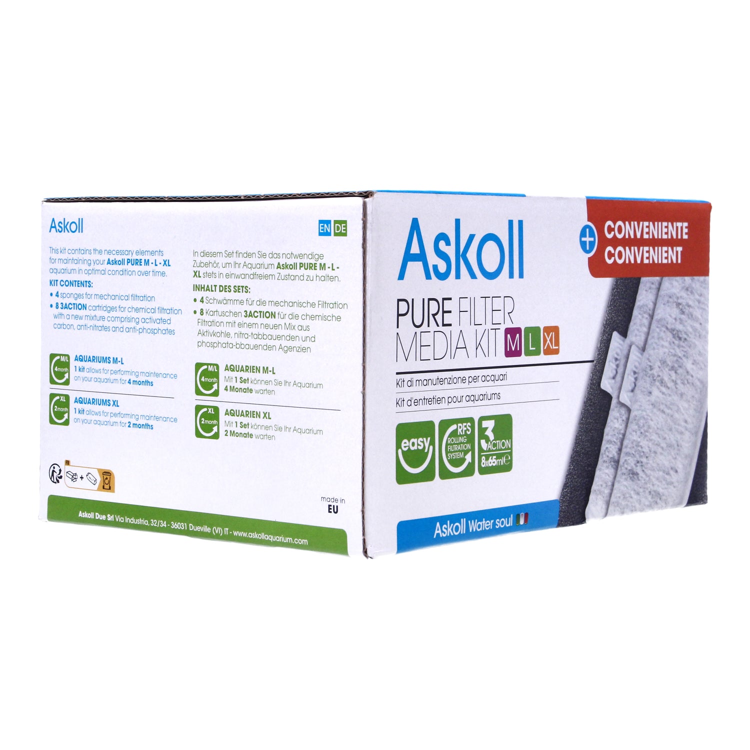 Askoll Aquarium Fish Tank Media Kit