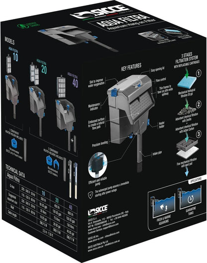 SICCE Aqua Filtra Hang-On Aquarium Filters