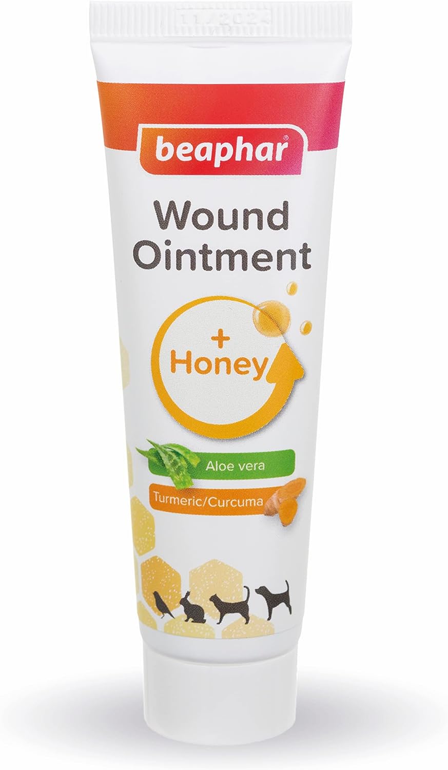 Beaphar Wound Ointment Pet Natural Honey Healing 30ml Cat Dog Rabbit Bird Health