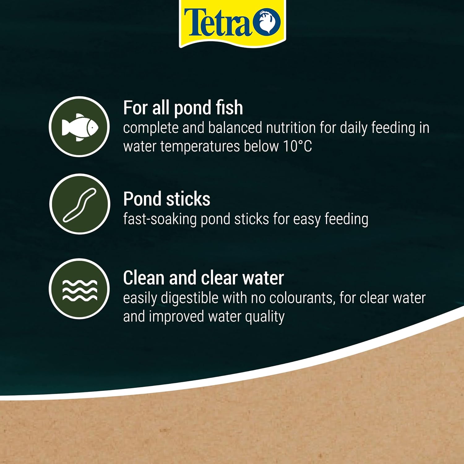 Tetra Pond Wheatgerm Sticks 2kg 10L Bucket