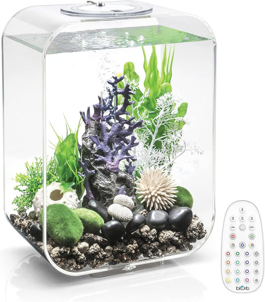biOrb LIFE 15 Acrylic Aquarium Fish Tank with Remote Lighting