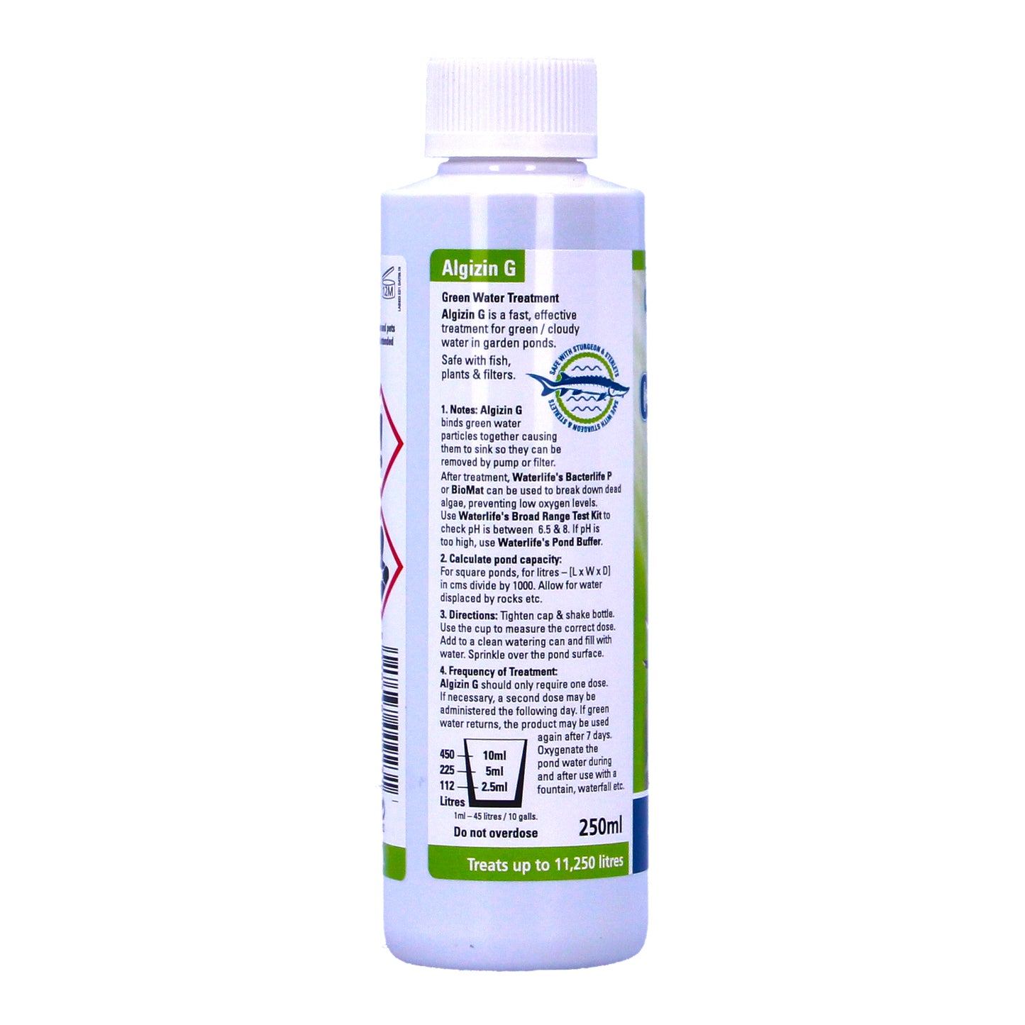 WaterLife Algizin G Pond Algae Green Cloudy Water Control Clears Fast Effective