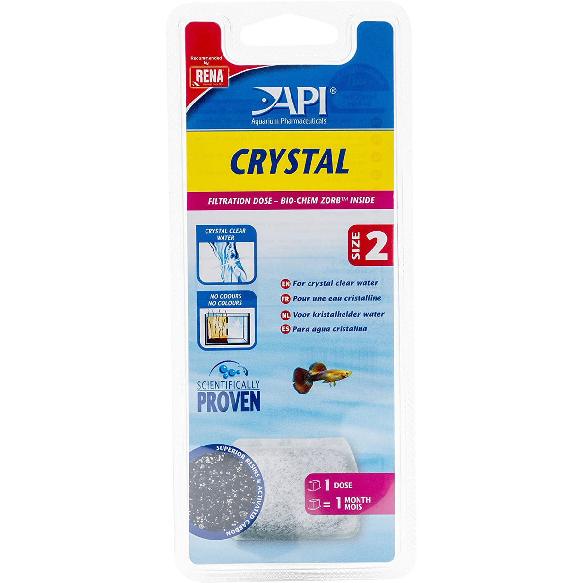 API Crystal Filter Media - Size 2 (fits SC 60/90)