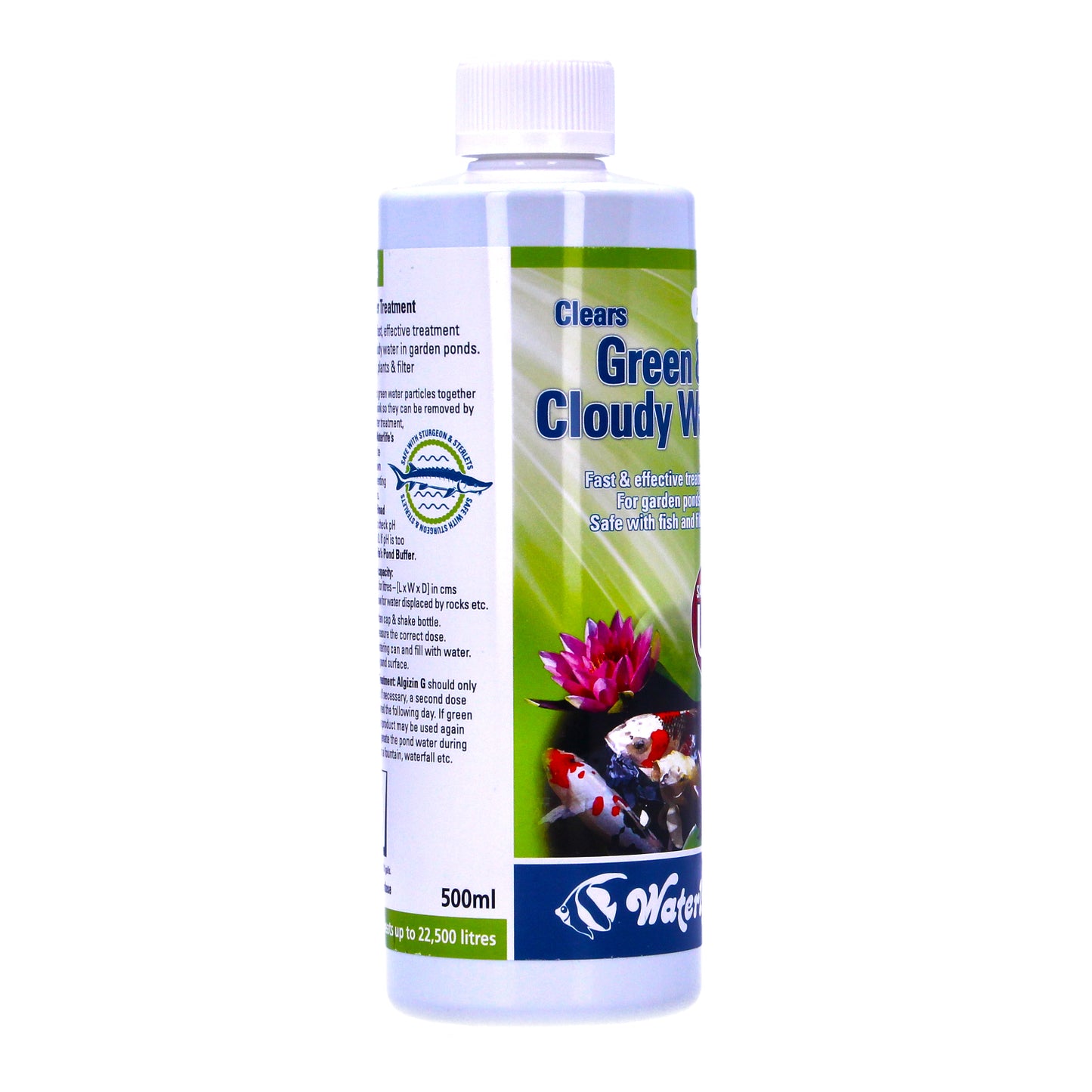 WaterLife Algizin G Pond Algae Green Cloudy Water Control Clears Fast Effective