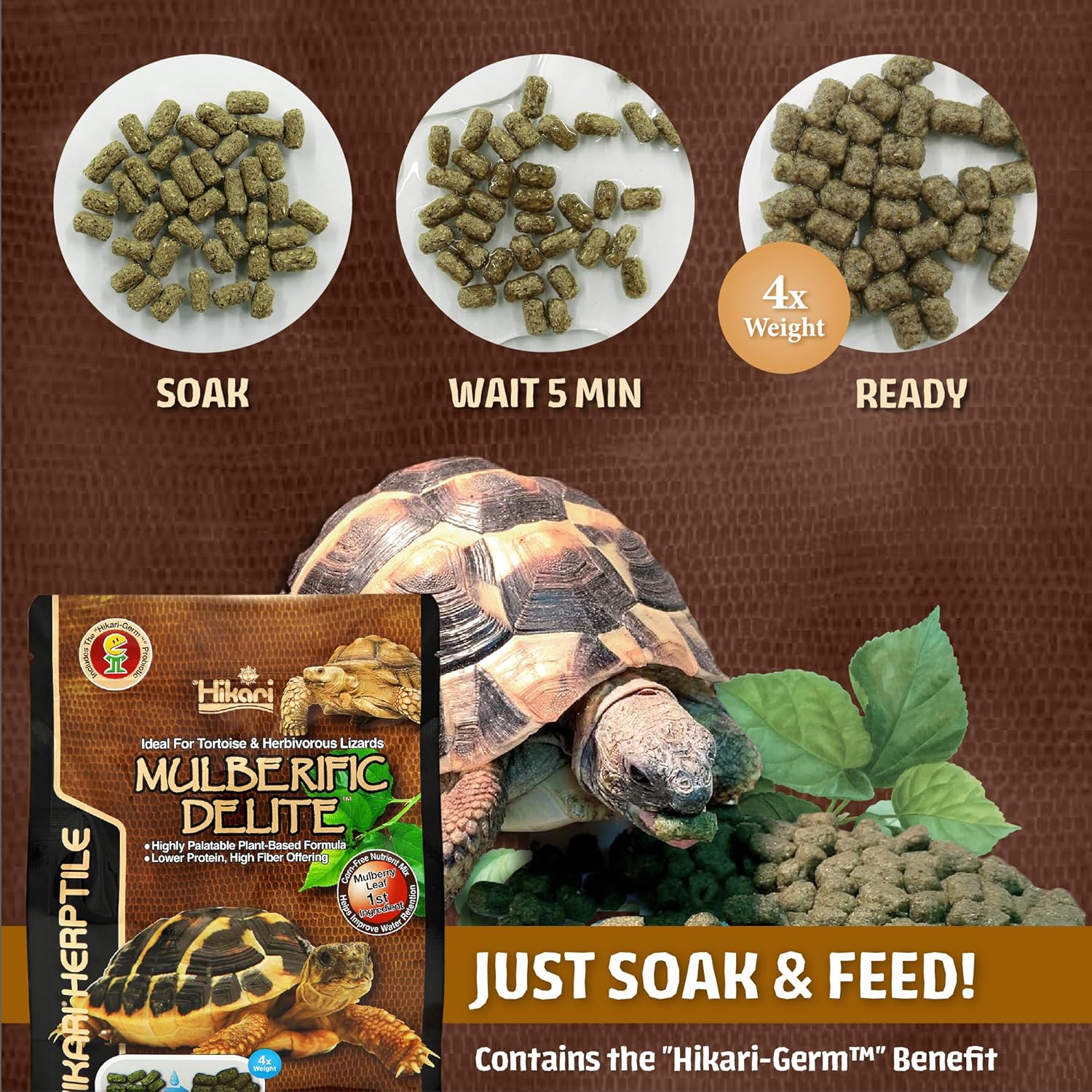 Hikari Mulberific Delite Tortoise Food 650g 