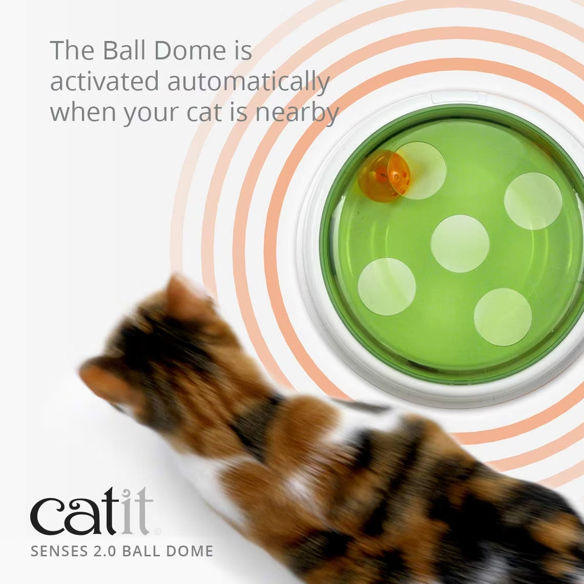 Catit 2.0 Electronic Ball Dome Toy for Cats 