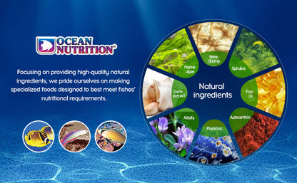 Ocean Nutrition Community Flake Fish Food with Garlic & Vitamins 71g