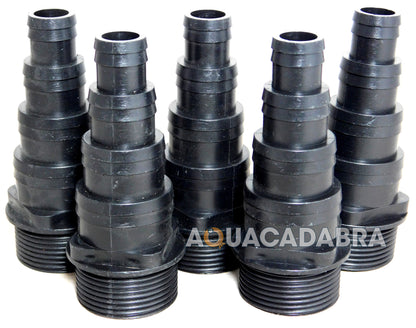 1.25" BSP Threaded Hosetail x5 Pond Pump Filter Hose Connector Adapter