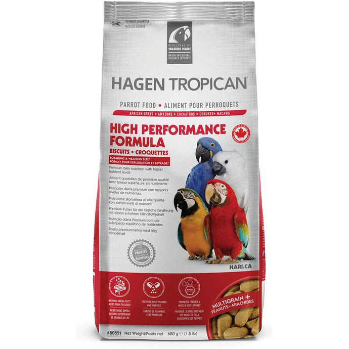 Hari Parrot High Performance Biscuits 680g 