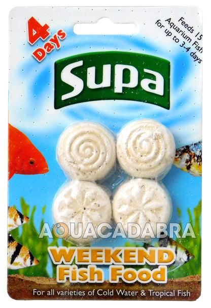 Supa Holiday Fish Food Feeding Blocks Aquarium Tropical Goldfish x2 x3