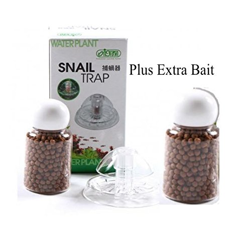 ISTA Aquarium Snail Trap with Bait Food Freshwater Marine Fish Tank Pest