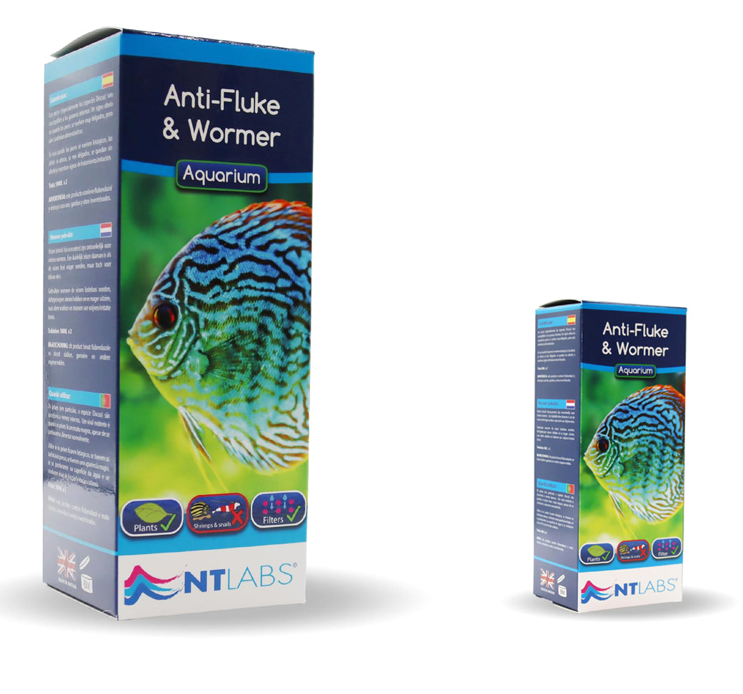 NT Labs Anti-Fluke & Wormer Aquarium Fish Tank Disease Treatment