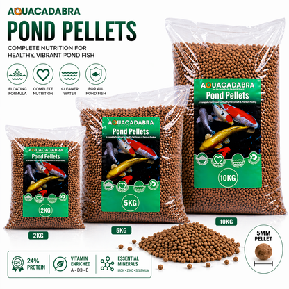 Aquacadabra Floating Premium Fish Food 5mm Pond Pellets