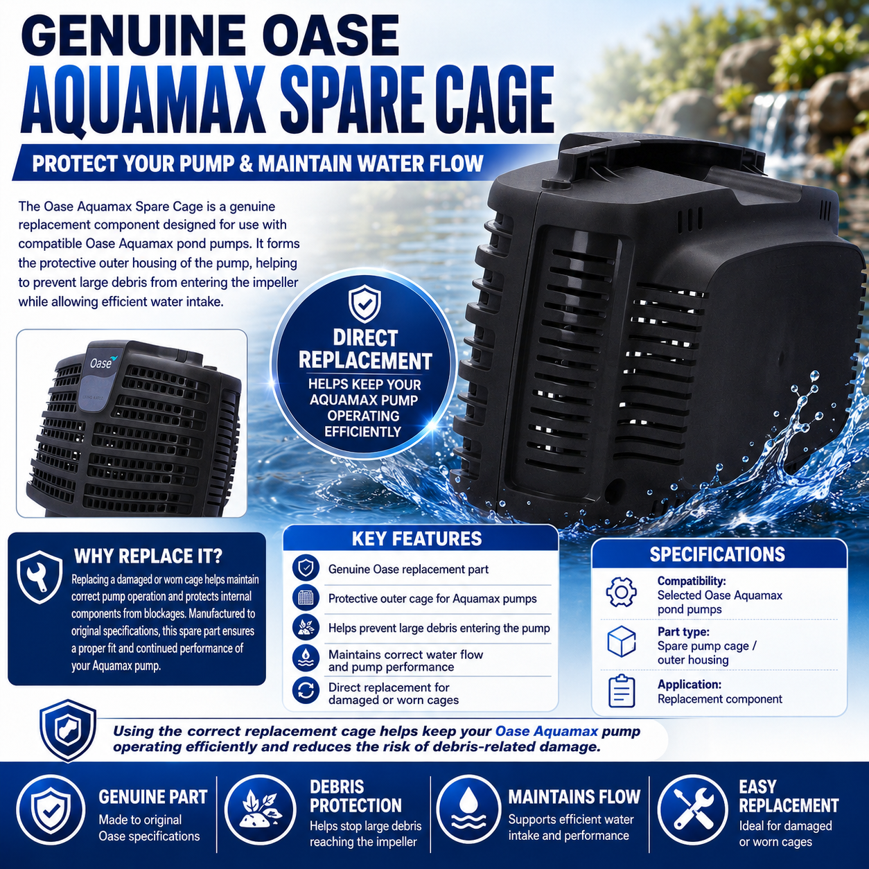 Oase Aquamax Spare Cage