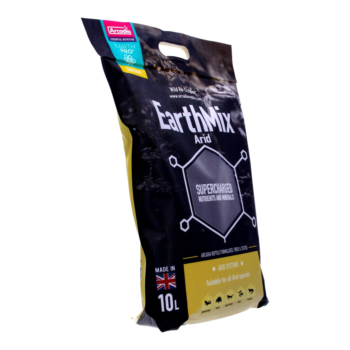 Arcadia EarthMix Arid Substrate 10L – Organic Reptile Soil Repackaged