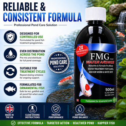 Cloverleaf FMG Water Answer Pond Water Treatment 250ml & 500ml