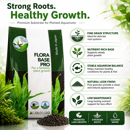 Colombo Flora Base Pro Fine Aquarium Plant Substrate Nutrient Rich Soil 2.5/5/10