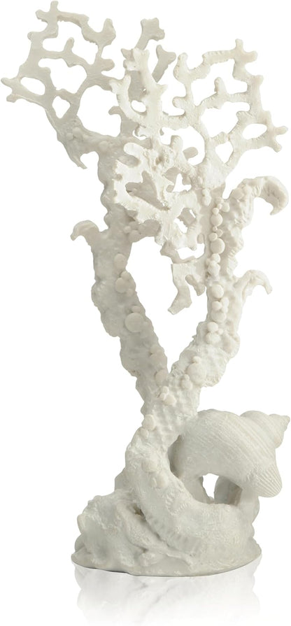 biOrb Fan Coral Ornament White Medium 