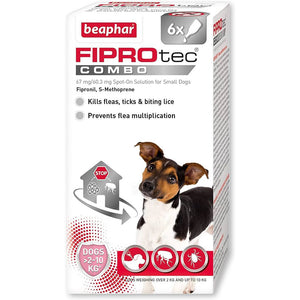 Beaphar FIPROtec COMBO for Small Dogs, 6 pipettes