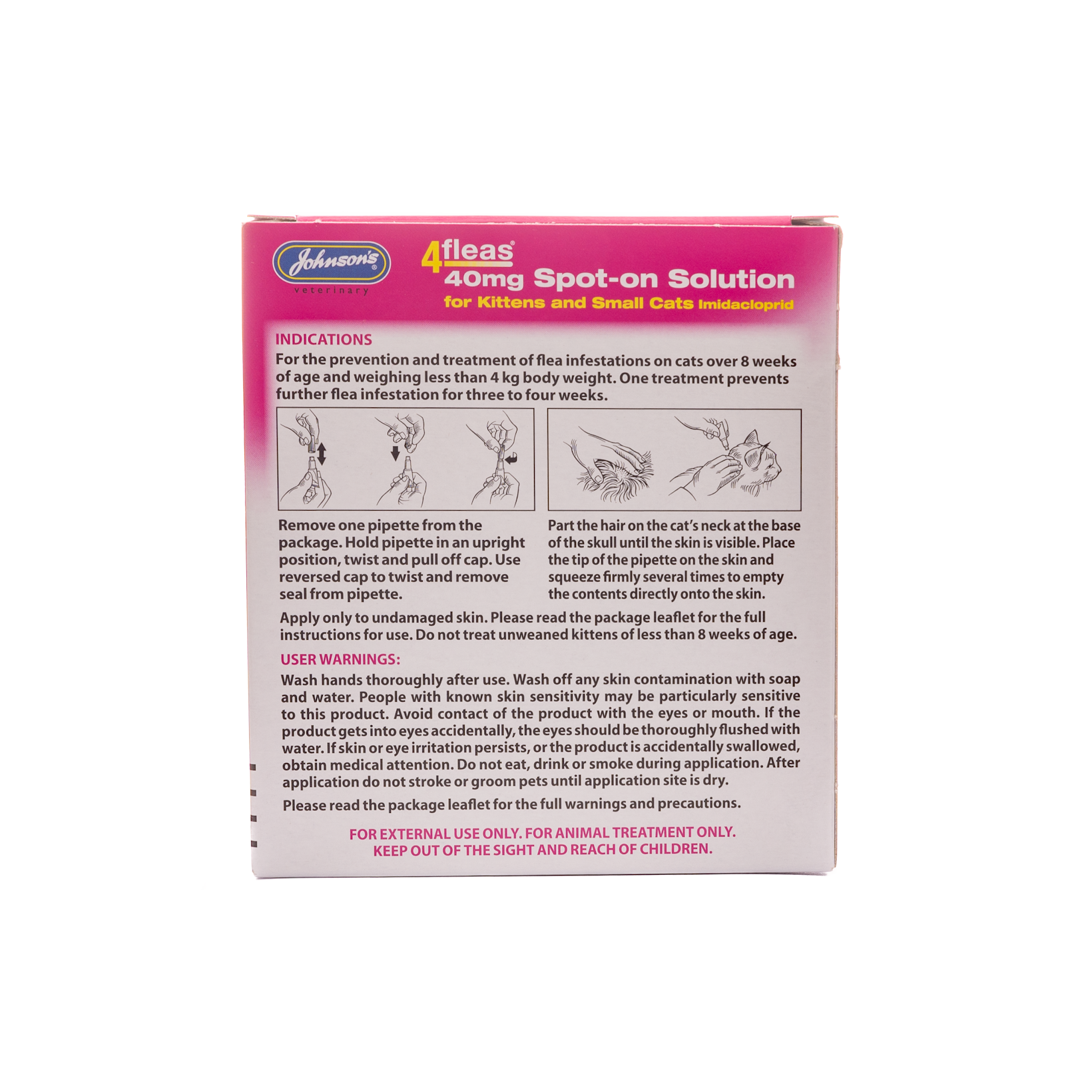 Johnsons 4fleas Spot-On Dual Action Flea Treatment for Cats
