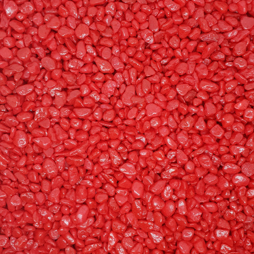 Aqua One Gravel 2 kg 7 mm Scarlet Red Aquarium Fish Tank Gravel