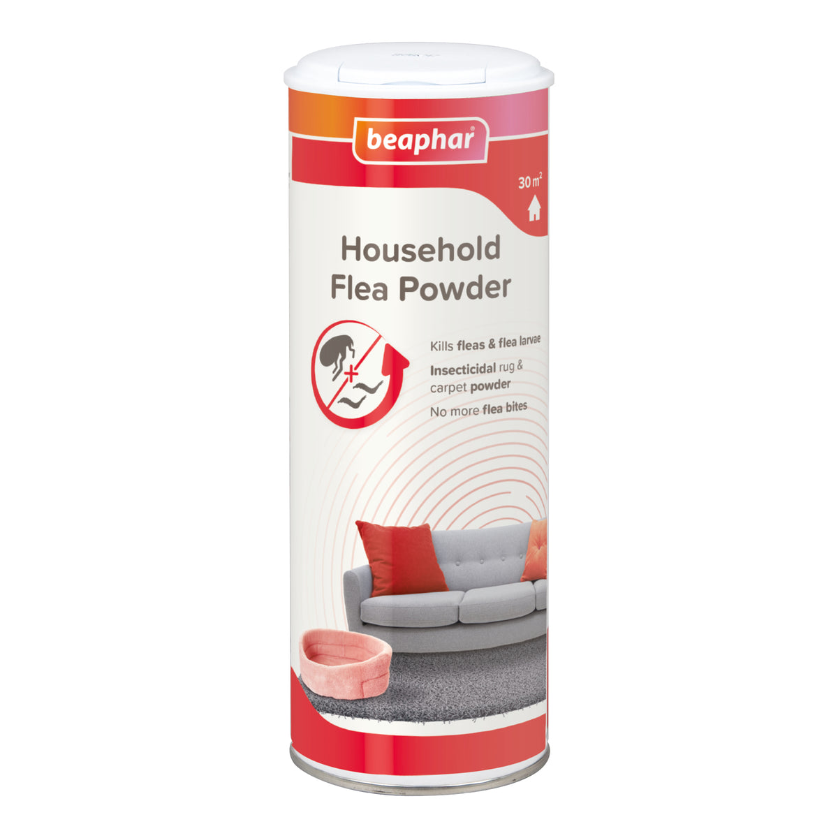 Beaphar Household Flea Powder 300g Flea & Larvae Killer for Carpets & Rugs