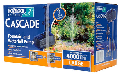 Hozelock Cascade 4000 Pond Fountain & Waterfall Pump