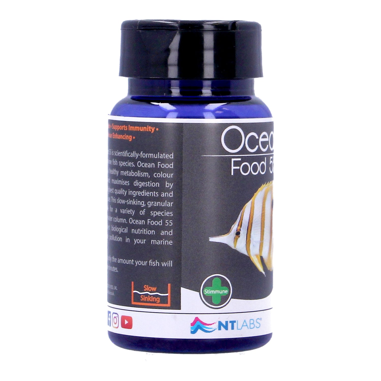 NT LABS OCEAN FOOD 55 MARINE CORAL REEF GRANULAR FISH TANK SINKING PELLET DIET